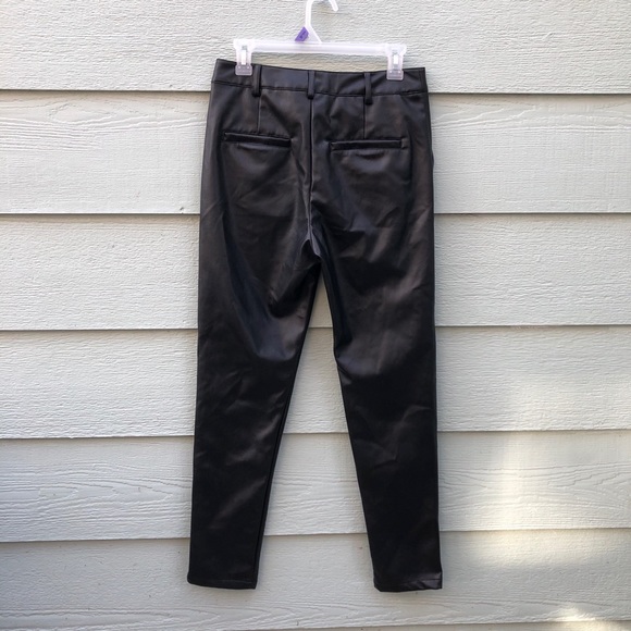 BLUE BLUSH Vegan Leather Pants | medium - Picture 2 of 10